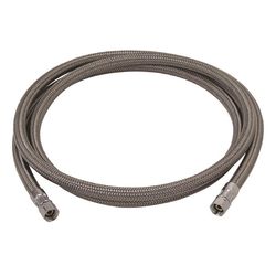 BrassCraft 1/4 in. Compression X 1/4 in. D Compression 72 in. Brass Ice Maker Supply Line
