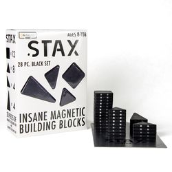 On Trend Goods Stax Building Blocks Black 29 pc