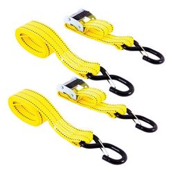 Keeper 2 in. W X 8 ft. L Yellow Tie Down Strap 800 lb 1 pk