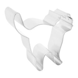 R&M International 3 in. L Halloween Cat Cookie Cutter Silver 1 pc