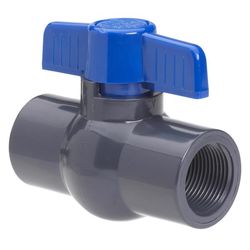 Homewerks 1/2 in. PVC FIP Ball Valve Full Port T-Handle For Potable Water