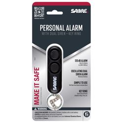 Sabre Black Plastic Personal Security Alarm