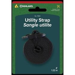 Coghlan's 1 in. W X 4 ft. L Black Utility Strap 1 lb 1 pk