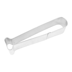 R&M International Corp 1 in. W X 5 in. L Baseball Bat Cookie Cutter Silver 1 pc