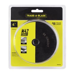 Trade A Blade 4 in. Cobalt Bi-Metal High Speed Steel 4 in. L Hole Saw