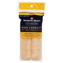 Benjamin Moore Wool 6-1/2 in. W X 3/8 in. Mini Paint Roller Cover 2 pk