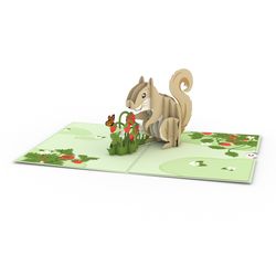 Lovepop Squirrel Pop-Up Greeting Card