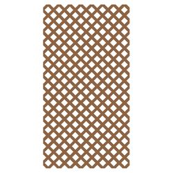 Barrette Outdoor Living 4 ft. W X 8 ft. L Redwood Vinyl Classic Lattice Panel