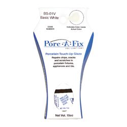 Porc-A-Fix Porcelain Basic White Touch-Up Glaze 15 cc