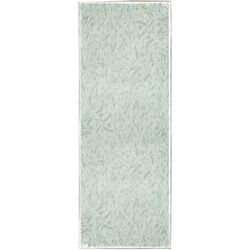 Cozy Living 21 in. W X 54 in. L Gray Prairie Wildflowers Polyester Accent Rug