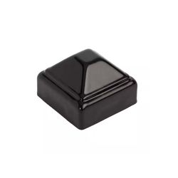 Fortress Building Products Versai 2 in. H X 2 in. W X 2  L Black Steel Post Cap