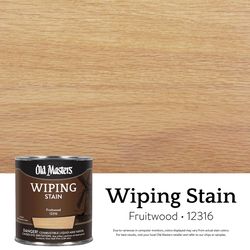 Old Masters Semi-Transparent Fruitwood Oil-Based Wiping Stain 1/2 pt