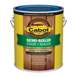 Cabot Semi-Solid Low VOC Semi-Solid Driftwood Gray Oil-Based Alkyd Deck and Siding Stain 1 gal