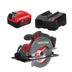 CRAFTSMAN V20 4AH Starter Kit with V20 6-1/2 in. Circular Saw