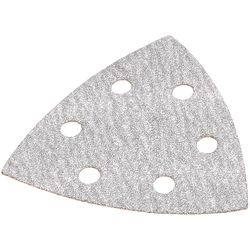 DEWALT 3.75 in. L 80 Grit Hook and Loop Triangular Sandpaper Set 12 pc