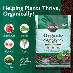 Miracle-Gro Multi-Colored Hardwood Mulch 1.5 cu ft