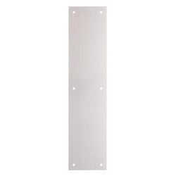Brinks Commercial 15 in. L Satin Aluminum Push Plate