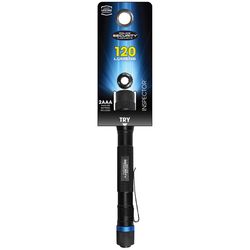 Police Security Inspector 120 lm Black LED Pen Light AAA Battery