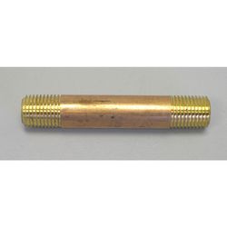 Campbell 2 in. MPT Brass Close Nipple