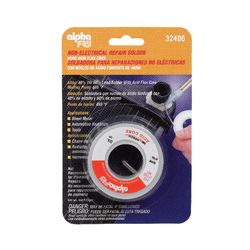 Alpha Fry 4 oz Acid Core Wire Solder 0.125 in. D Tin/Lead 40/60 1 pc