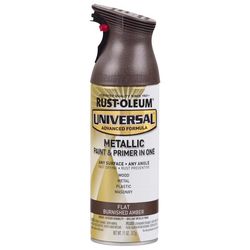 Rust-Oleum Universal Metallic Burnished Amber Spray Paint 11 oz