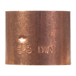 NIBCO 1-1/2 in. Sweat X 1-1/2 in. D Sweat Copper Coupling 1 pk