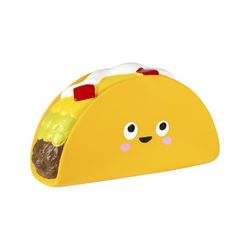 Pet Shop by Fringe Studio For Dog Yellow Latex Whatchu Taco Bout Dog Toy 1 pk