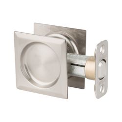 Kwikset Satin Nickel Zinc Indoor Sliding Door Lock