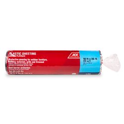 Ace Plastic Sheeting 3 mil X 10 ft. W X 25 ft. L Polyethylene Black 1 pk