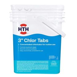 HTH Pool Care 3 Tablet Chlorinating Chemicals 35 lb