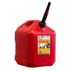 Midwest Can Quick Flow Spout HDPE Gas Can 5 gal