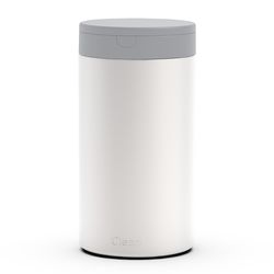 Spectrum 10.25 in. H X 5.25 in. W X 5.25 in. D Silver/White Disinfecting Wipes Dispenser