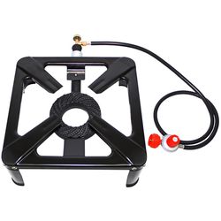 Flame King 120000 BTU Cast Iron Bayou Fryer 120000 BTU