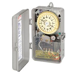 Intermatic Indoor and Outdoor Pool Sprinkler Irrigation Timer 208/277 V Gray