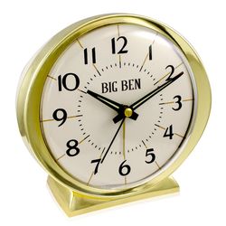 Westclox 3.5 in. Gold Alarm Clock Analog