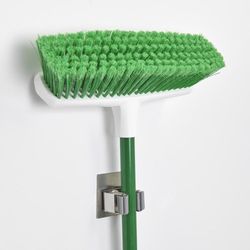 Wrap-It Broom-mate 2.5 in. L Silver Stainless Steel Tool Holder 1 pk