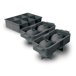Tovolo Charcoal Silicone/Plastic Ice Cube Mold 3 oz
