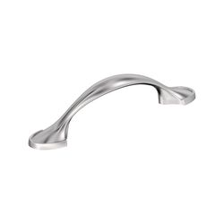 Amerock Everyday Basics Traditional Arch Cabinet Pull 3 in. Polished Chrome Silver 1 pk
