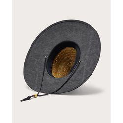 Hemlock Lifeguard Hat Solid Black One Size Fits Most
