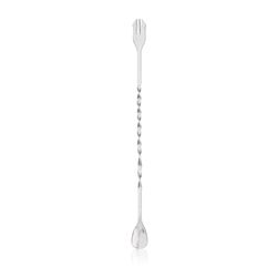 True Trident 5 ml Silver Stainless Steel Cocktail Spoons