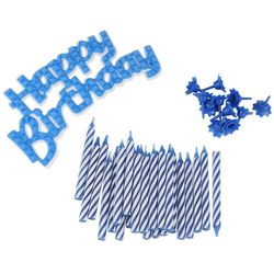 Chef Craft Assorted Unscented Scent Birthday Candles