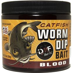 DMF Bait Catfish Dip Bait - Blood 10 oz Fishing Bait