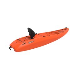 Lifetime Plastic Orange Kayak 30 in. W X 101 in. L