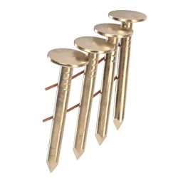 Grip-Rite 1-1/4 in. L X 11 Ga. Wire Coil Electro Galvanized Roofing Nails 15 deg 600 pk