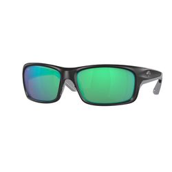 Costa Jose Pro Sunglasses Men's Matte Black Frame Green Mirror 580G Lens Polarized