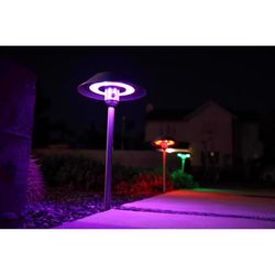 Feit OneSync Bronze Solar Powered 0.4 W LED Pathway Light 2 pk