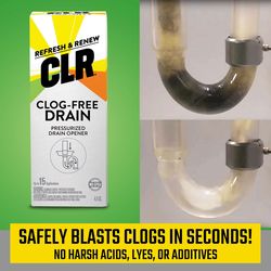 CLR Brands Compressed Gas Drain Opener 4.5 oz