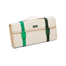 Character 15 in. W Canvas Tool Tote 7 pocket Green 1 pc