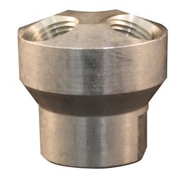 Milton Aluminum Air Line Manifold 3/8 in. FPT X 1/4 in. FPT 1 pc