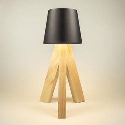 Bailey 10.5 in. Matte Black Table Lamp